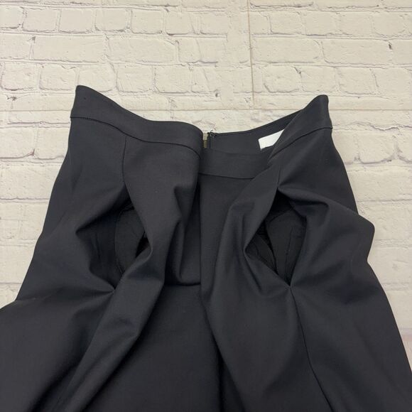 Tracy Reese Women Capri Cropped Wide Leg Pants Size 6 Black C024 -10 - Picture 12 of 16